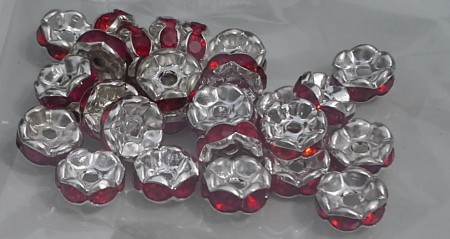 * artnr rop2,7 Rondeller 8x3mm. Färg se bild