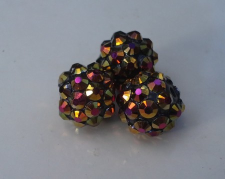 ¤artnr. rop11.1dbab AB lyster.  Crystal disco bollar. Färger se bild. 12x10mm. 